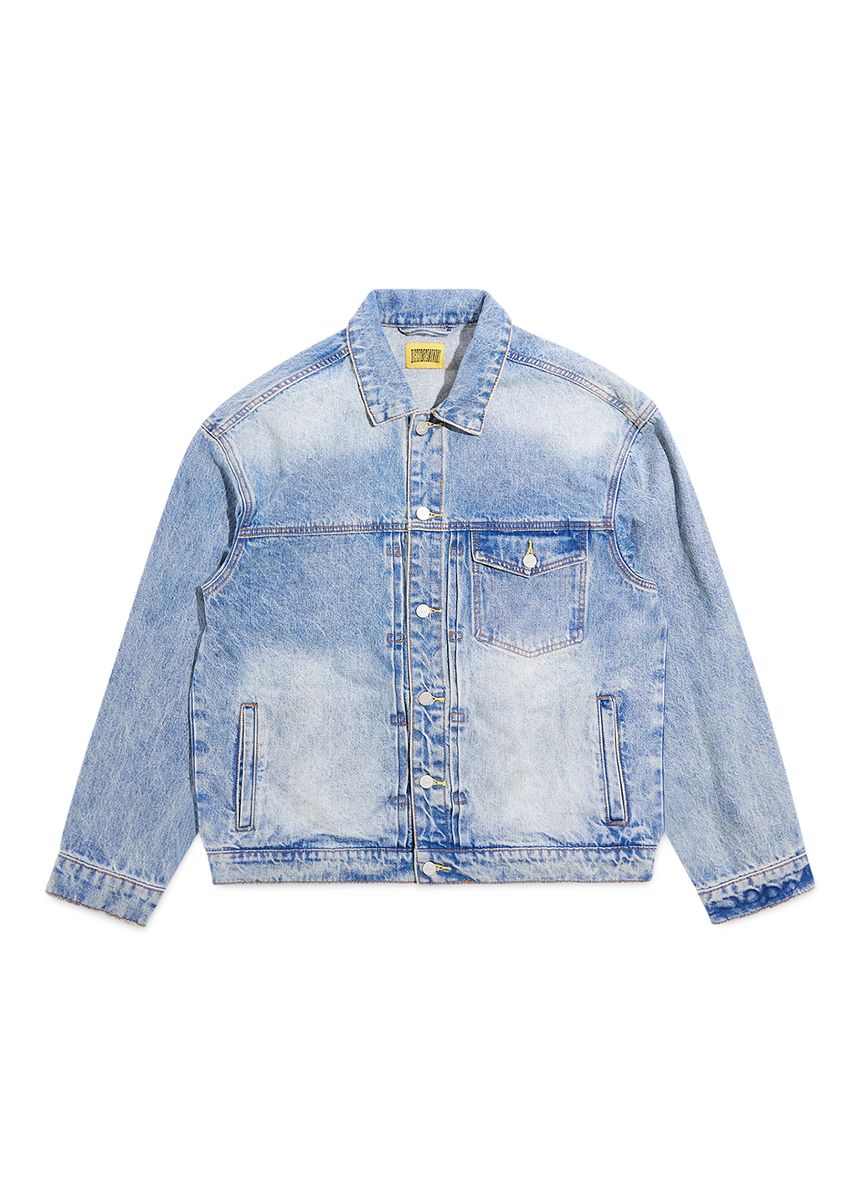 Embossed Denim Jacket