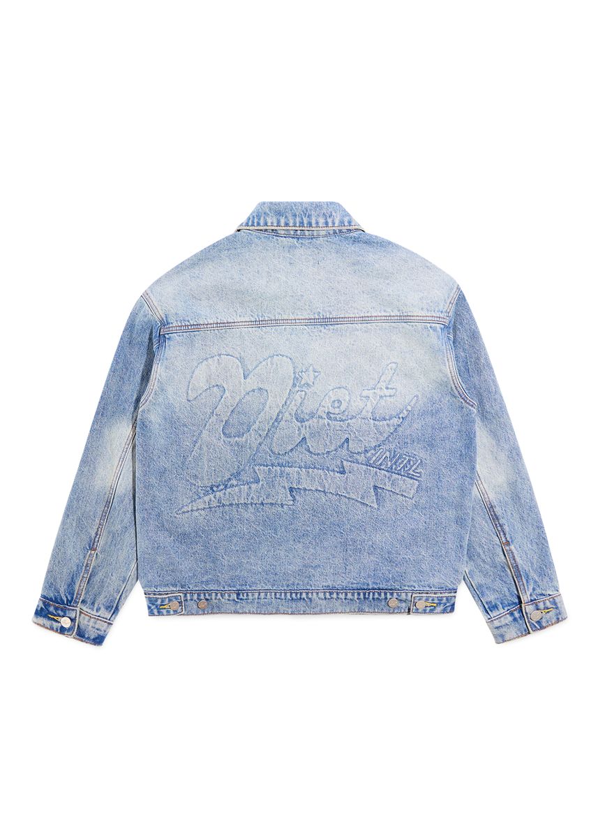 Embossed Denim Jacket