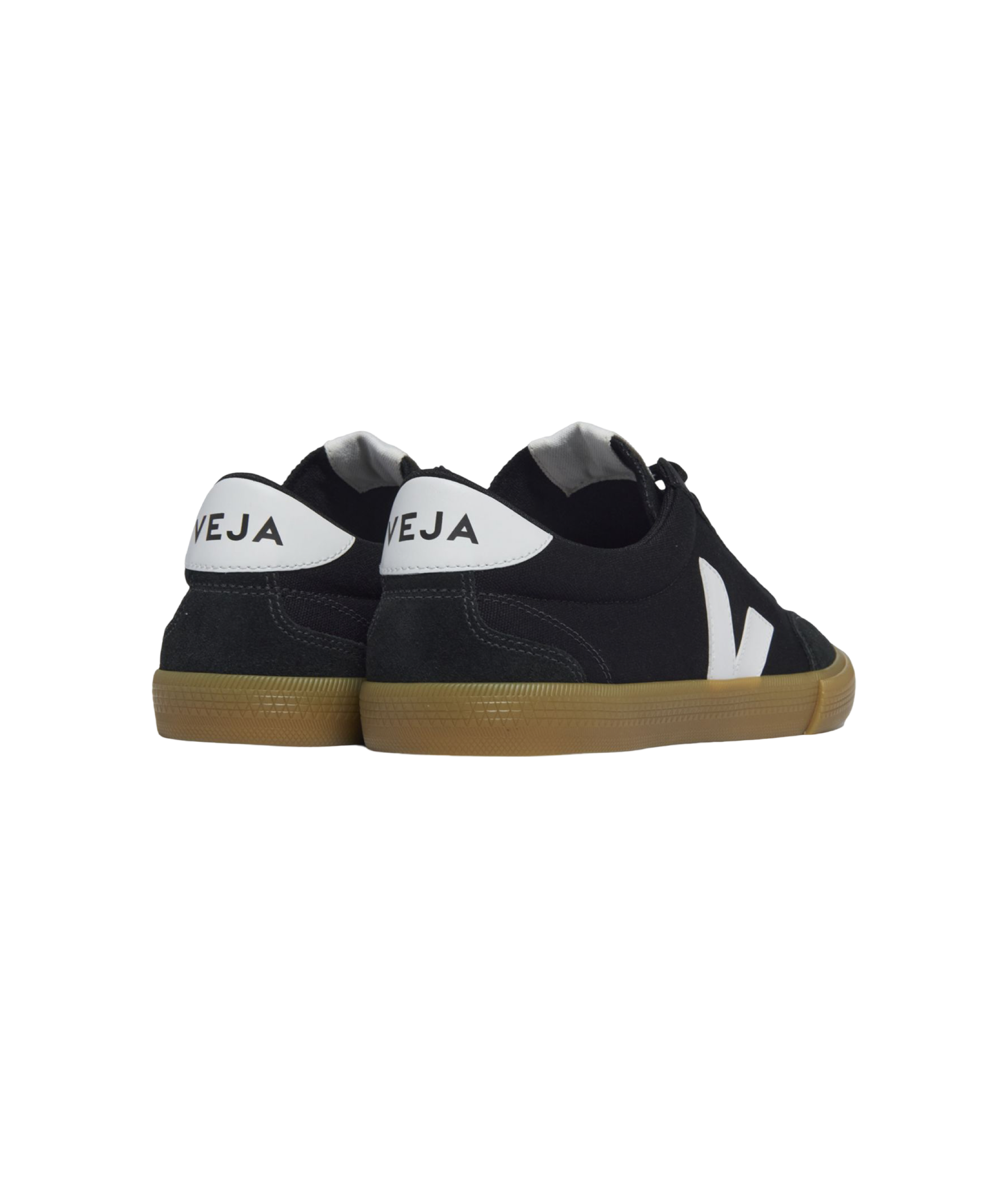 VEJA VOLLEY CANVAS BLACK WHITE NATURAL
