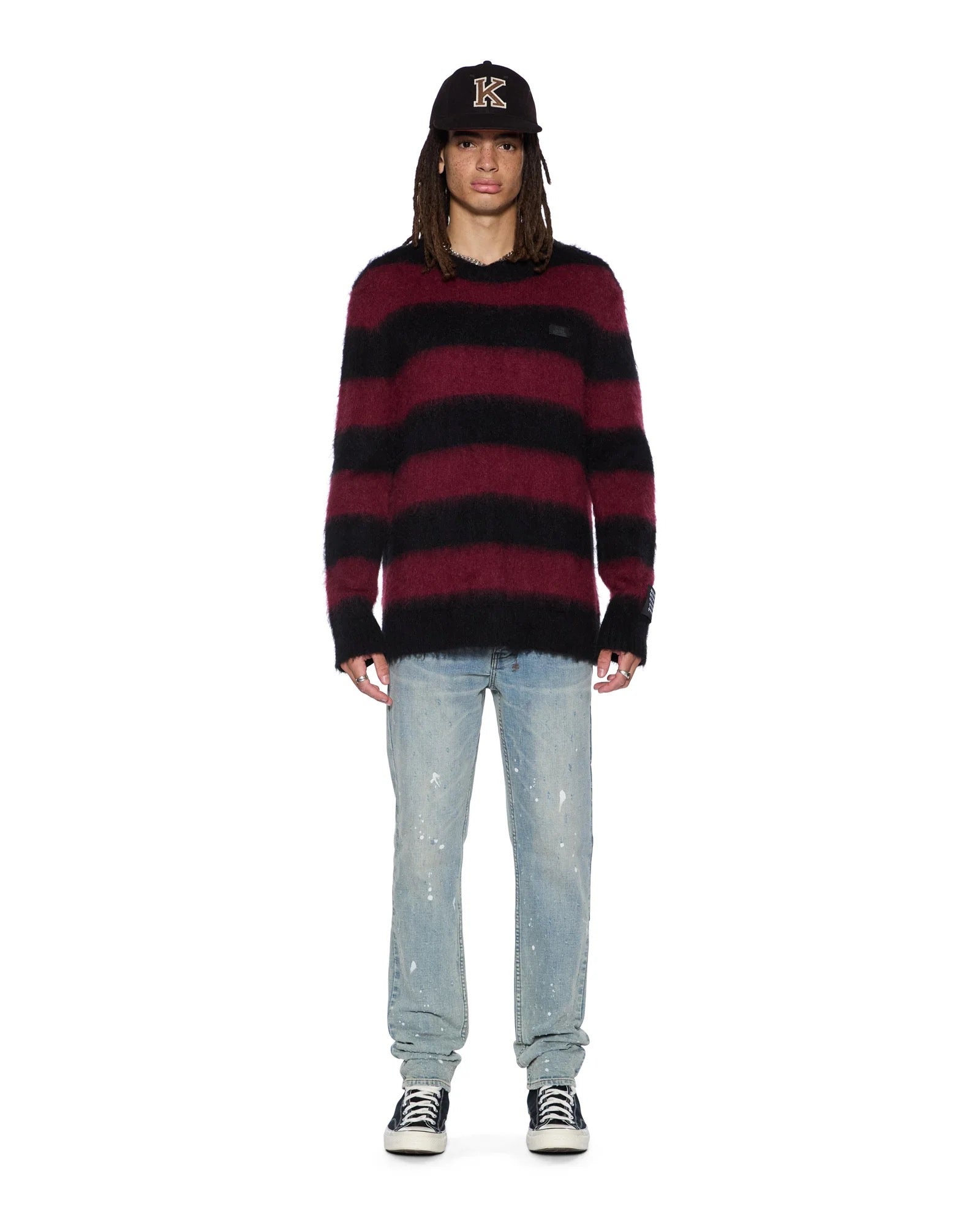 Rugged Mohair Knit Crewneck Ox