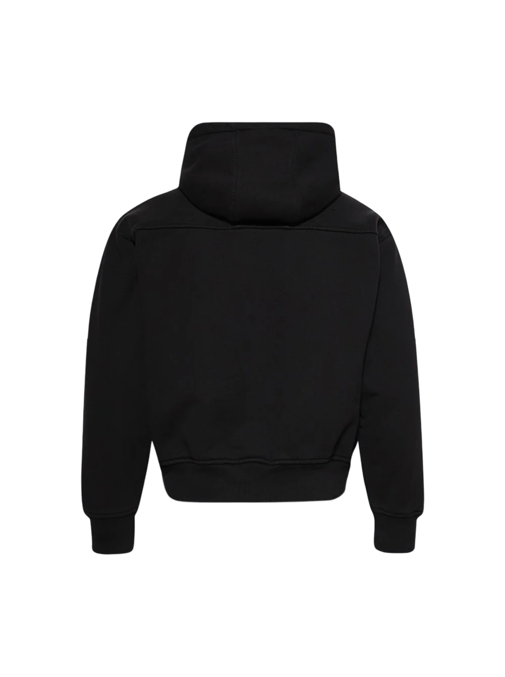 Classique Full Zip Hoodie Black/Whit