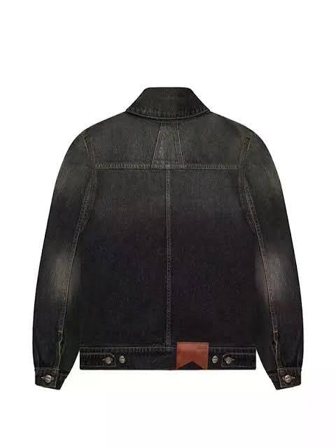 Tire Denim Trucker Jacket Agoura Black